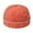 Orange, variant on Mikilon Unisex Fashion Street Hip-hop Hats Round Top Hats Solid Color Vintage Versatile Sailor Hats