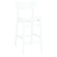 thumbnail image 6 of SAFAVIEH Thaxton Modern Style Counter Stool, White (17.2 in. W x 22.8 in. D x 38 in. H), 6 of 7