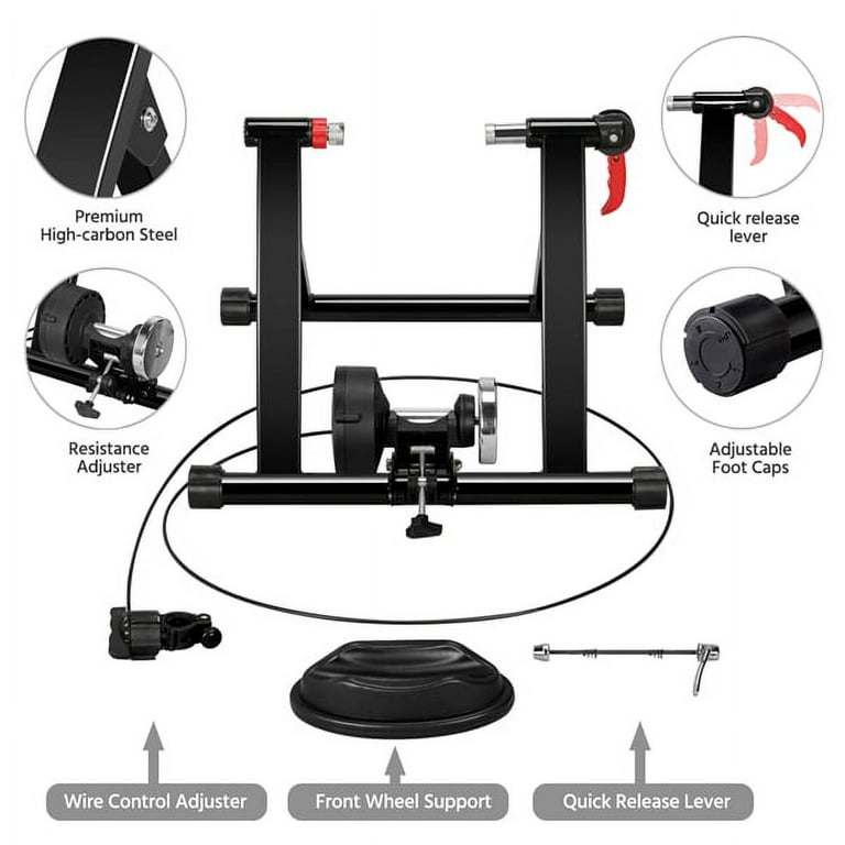 Sportneer steel bicycle exercise magnetic stand with noise reduction wheel hotsell