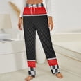 thumbnail image 3 of Racing Car Theme Winter Female Pants Flannel High Waist Women Pants Lady Warm Straight Leg Plush Trousers, 3 of 7