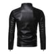 thumbnail image 2 of Chaqueta de moto de piel sintética Sonducket para hombre tipo informal, 2 of 6