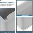 thumbnail image 3 of 1PCS Cat Litter Box, Cat Litter, Resistant Indoor Pet for Base Washable Holder Convenient Plastic Litter Box Household Cat Containers Plastic Organizer(Grey), 3 of 8
