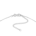 thumbnail image 2 of 925 Sterling Silver Love Heart Lariat With Cubic Zirconia Adjustable Necklace Sparkle-Cut Cable 18 Inch Pendant Necklace, 2 of 2