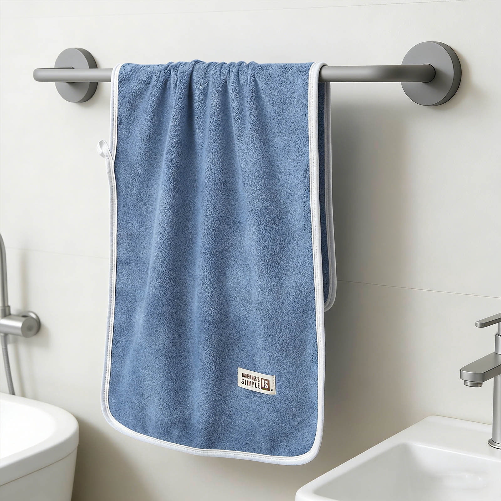 Bcylexb Microfiber Hand Towels, 14"x30" Ultra Soft Face Towels for Bathroom Absorbnet Comfortable Towels for Shower Hotel Travel Spa Gym