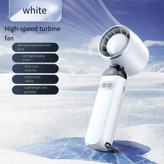 Travel Friendly Handheld Fan With Strong Airflow And Easy Carrying Design