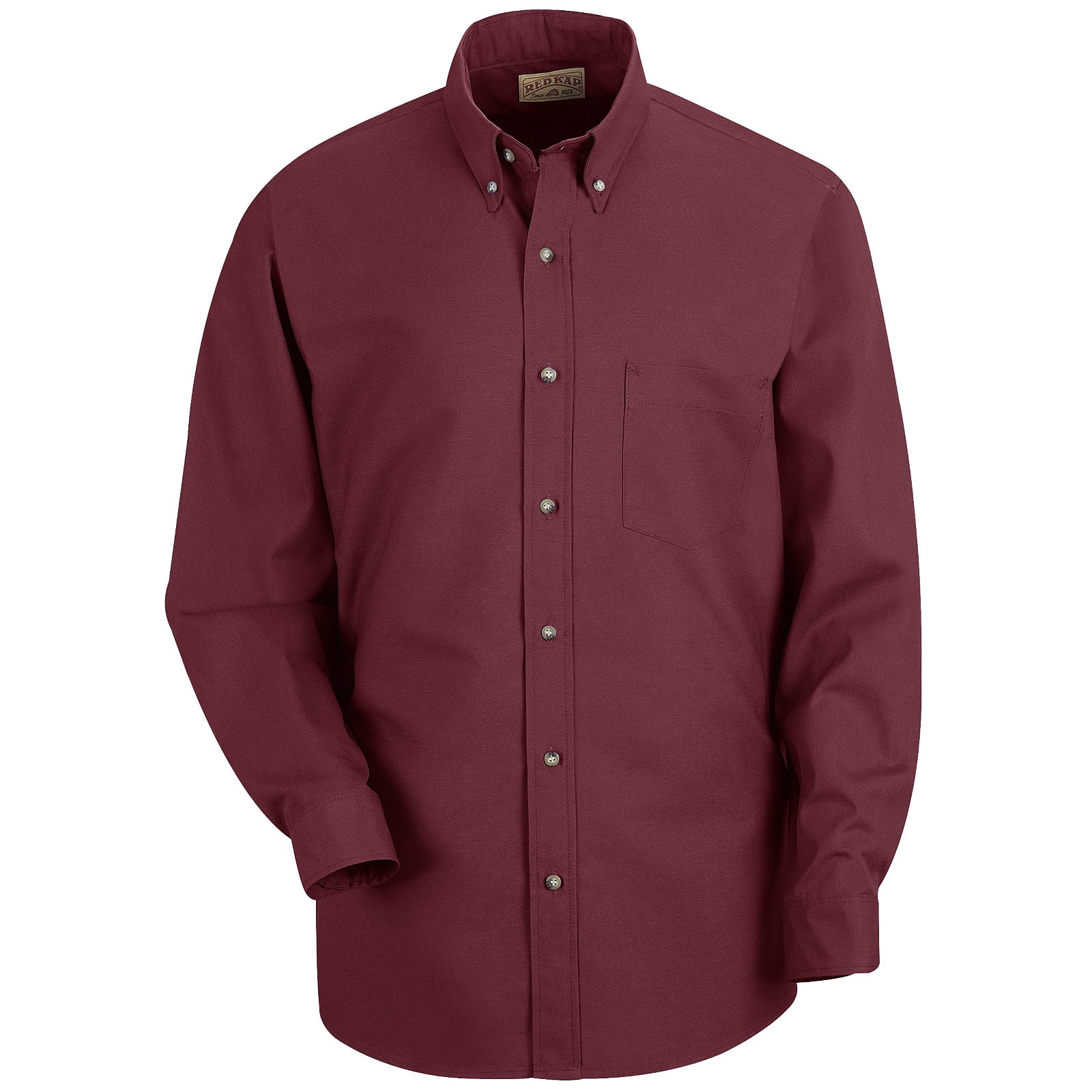 Men's Long Sleeve Poplin Dress Shirt 