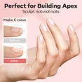 thumbnail image 5 of modelones Builder Nail Gel with Nail Dehydrator and Primer, 3Pcs Rose Nude Pink LED Gel Builder Polish Base Coat Acid Free Prep Dehydrate & Bond Primer for Thickening Apex Building 10ml, 5 of 7