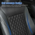 thumbnail image 6 of Car Seat Cover. Leather Seat Protector, with Quick-Dry, No-Slip Technology. Car seat Protection for All Workouts, All-Weather Honeycomb Cloth (Black), 6 of 10