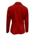 thumbnail image 4 of Zshosam Blazers for Women,Womens Casual Suit Collar Blazer Business Open Front Work Office Jacket Cardigan( Red,L), 4 of 5
