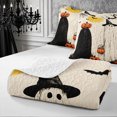 thumbnail image 4 of Erosebridal Halloween Ghost Pumpkin Quilt King 3 Pieces,Spooky Animal King Coverlet Set,Beige,1 Bedspread and 2 Pillowcases, 4 of 7