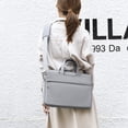thumbnail image 4 of Laptop Case 13.3 14 15.6 17.3 inch Waterproof Computer Briefcase Notebook Bag for Macbook Shoulder Handbag Women Men (pink not strap,15.6 Inch), 4 of 7