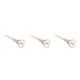 thumbnail image 5 of Riwesomey Tijeras de costura de moda y duraderas para bordado y costura, tijeras fáciles de bordar, torres, tijera dorada Type1 NO1, 5 of 6