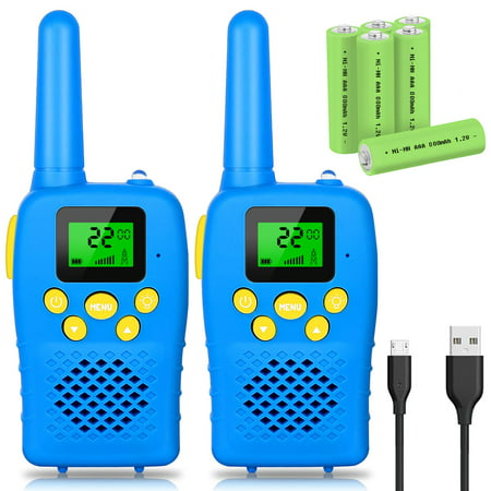 E-WOR Toys for 3-12 Year Old Boys, Kids Toys Walkie Talkies for Kids Rechargeable 2019 Best Gifts Top Toys for Boys and Girls Age 3 4 5 6 7 8 9 10 11 (Best Gifts For A 5 Year Old Boy 2019)