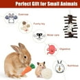 thumbnail image 3 of XKDOUS 13Pcs Hamster Toys, Guinea Pig Chew Toys Hamster Cage Accessories, Hamster Wheel Small Animal Molar Chew Toys for Guinea Pigs, Chinchillas, Gerbils, Bunny, 3 of 8