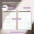 thumbnail image 3 of 2026 Planner(Jan-Dec.2026,6.3"x8.5"),Annual Weekly Monthly Planner with Calendar Tabs,Agenda Schedule Planner for Office,Home,Personal Supplies, 3 of 7