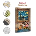 thumbnail image 2 of Mickeys Minnie Love Mouse Starry Night Vincent Van Gogh Picture Print Canvas Poster Wall Paint Art Posters Decor Modern Home Artworks Gift 12x18inch(30x45cm), 2 of 6