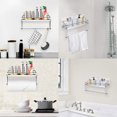 thumbnail image 7 of JKLOP with Shelf Basket Holder Wall Towel for KitchenBathroom Storage Paper Adhesive Bathroom Products for Home & Kitchen, 7 of 7