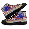 thumbnail image 4 of Alaska In My Heart High Top Canvas Shoes Sneakers Black Size 12, 4 of 7