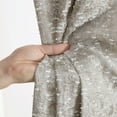 thumbnail image 4 of THD Avi Jacquard Slub Texture - Privacy Curtains with Grommet Lightweight Window Curtains Drapery Panels for Bedroom, Dining Room & Living Room, 2 Panels (37 x 84 Inch, Taupe), 4 of 7
