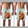 thumbnail image 3 of luoweisi Men's Beach Shorts Quick Dry Swim Trunks with Mesh Lining Squirrel L, 3 of 5