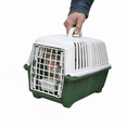 thumbnail image 1 of Transportadora para Perro y Gato con Puerta y Bebedero para Mascotas 47x31x31.8cm Ajolopet Color Verde, 1 of 9