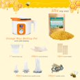 thumbnail image 2 of Kit para hacer velas Ksedcon con cera de abejas de 2.3 kg y derretidor LED con mechas, 2 of 6
