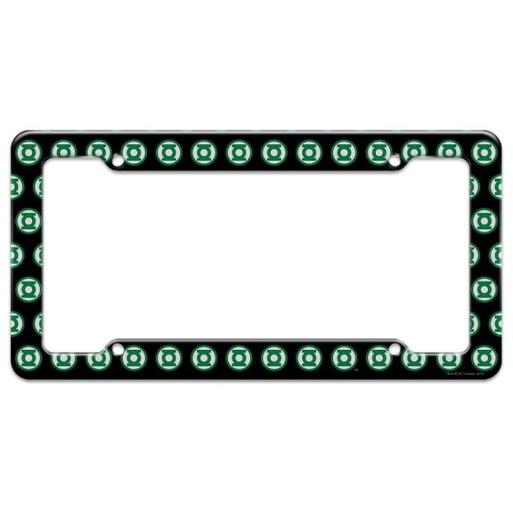 Green Lantern Logo License Plate Tag Frame