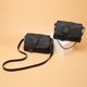thumbnail image 4 of Bolso de mujer con cadena, bolso de mujer con remaches, bolso de hombro negro, bolso cruzado para mujer, 4 of 6