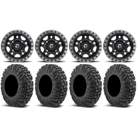 Fuel Anza Black 15 Wheels 32 MotoVator Tires Sportsman RZR Ranger Fuel Anza Black 15 Wheels 32 MotoVator Tires Sportsman RZR Ranger