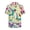 Botanical Butterfly & Bird Print, variant on Men's Short Sleeve Button Shirt for Beach Travel, Comfortable Soft Men's Casual Short Sleeve Shirt, Botanical Butterfly & Bird Print