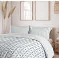 thumbnail image 6 of Ambesonne Abstract Duvet Cover Sets, Simplistic Motif Elements, 2-Queen, White Dark Sea Green, 6 of 7