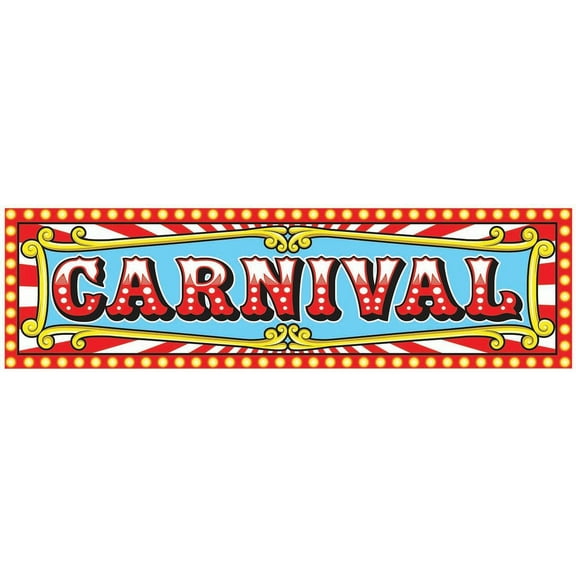 Forum Novelties Carnival Plastic Banner