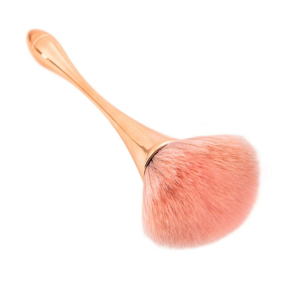 Large Mineral Powder Brush, Soft Fluffy Makeup Brush Foundation Brush, Professional Powder Brush and Blush Brush for Daily Makeup Rose Gold Delicate Handle, 1 Pack