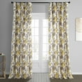 thumbnail image 2 of Sunny Day Gold Printed Cotton Curtain (1 Panel), Sunny Day Gold, 50W X 108L, 2 of 6