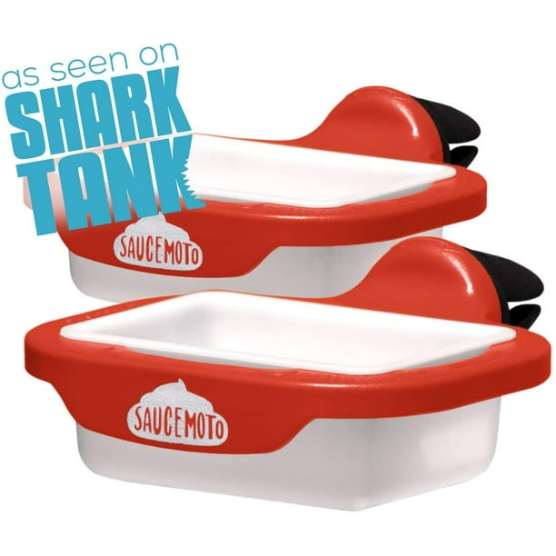 Dip Clip, 2 Pack An incar sauce holder for ketchup and dipping sauces