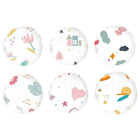 

6 Pcs Round Electric Fan Mesh Cover Adorable Dustproof Fan Guard Net Mesh Cover (House+ Heart+ Wave+ Lotus+ Lotus Leaf+ Raindrop)