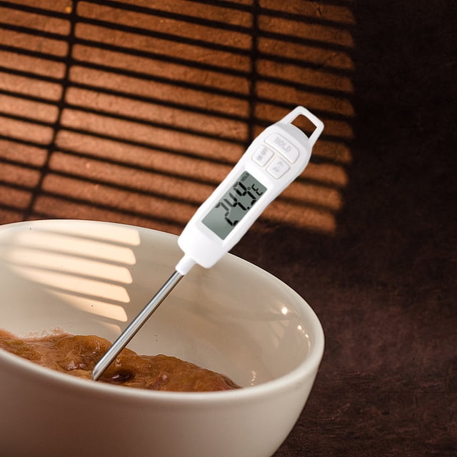 Danhjin Temperature Measuring Device Digital Instant Reading Meat Thermograph , Instant Reading Food Thermograph, Thermograph For Oil Fry Grill Kitchen BBQ