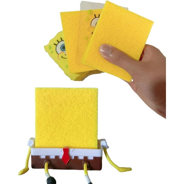 Cute Sponge Holder with Spongebob Kitchen Sponge Kitchen Cleaning