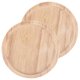 thumbnail image 1 of 2 piezas de taza de escritorio Papas de madera Pavañas de madera Copas de taza resistente al calor, 1 of 5