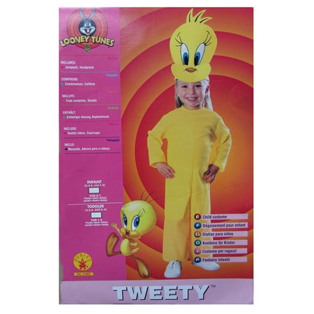 Rubie's Girls Tweety Bird Looney Tunes Halloween Costume