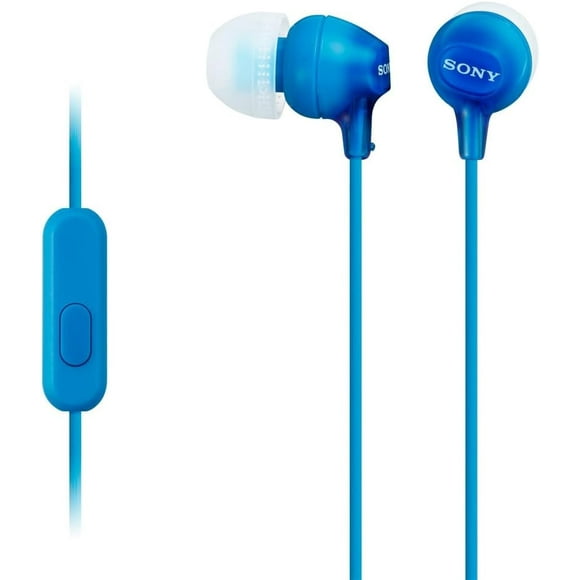 Sony MDR-EX15AP | EX Monitor In-Ear Headphones With Microphone - Blue