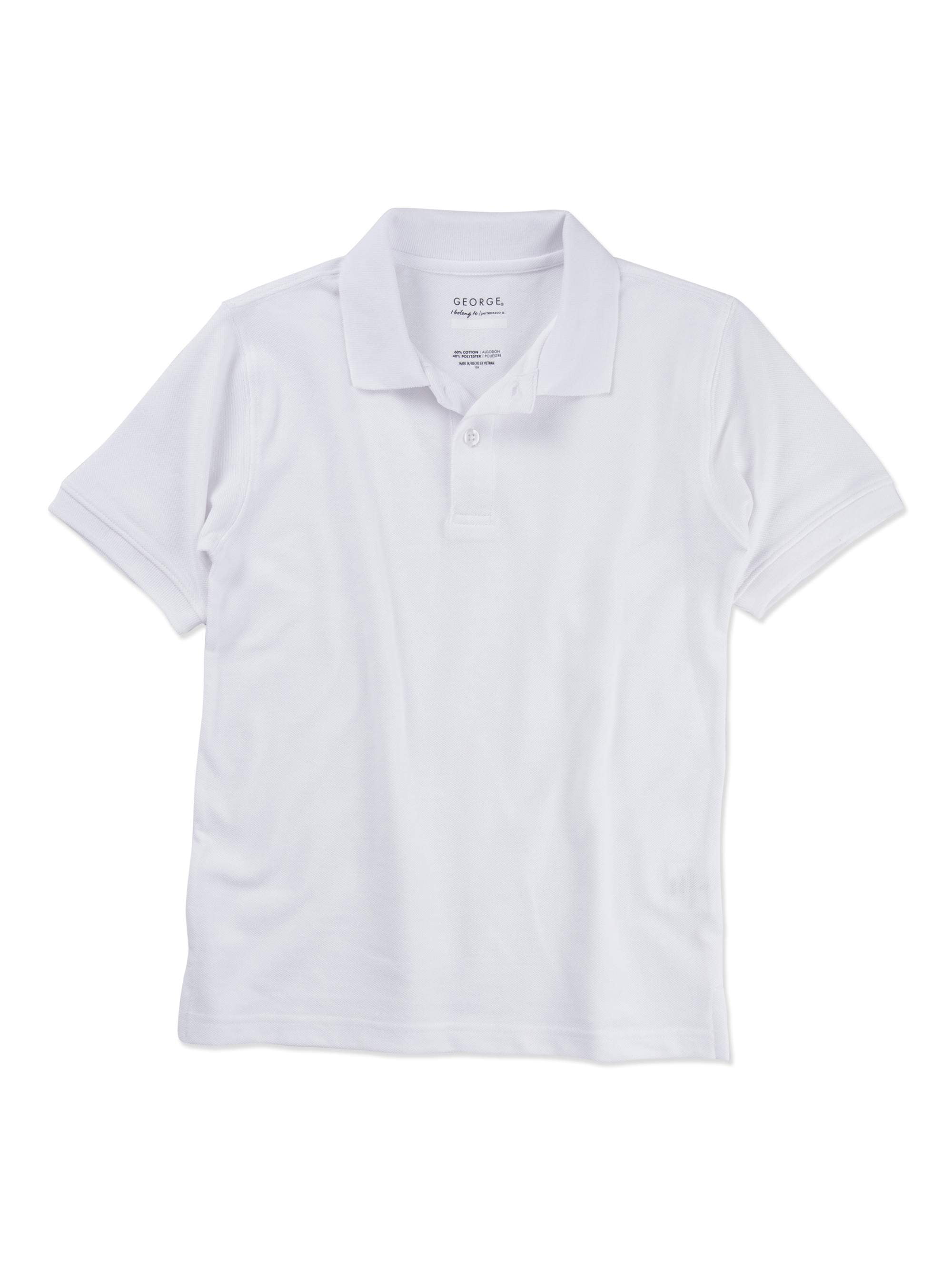 white polo shirt walmart