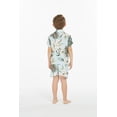 thumbnail image 5 of Hawaii Hangover Boy Aloha Luau Shirt Cabana Set in Wispy Cereus Black, 5 of 5