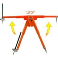 thumbnail image 4 of Woodworking Compass - Orange Drawing Compass with Pencil Holder for Carpenter Geometry Drawing, 4 of 5