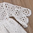thumbnail image 3 of Famille Correspondant Femmes Enfants Robe Florale Solide Jolie Robe de Soirée de Mariage, 3 of 10