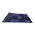 thumbnail image 2 of Ahgly Company Indoor Square Patchwork Blue Transitional Area Rugs, 3' Square, 2 of 4