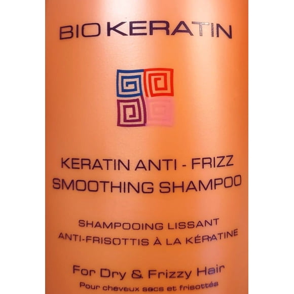 Champú suavizante antiencrespamiento con queratina Bio PureOils