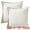 Grey, variant on Unique Bargains 2 Pcs Classical Striped Throw Pillow Cover Blue 18" x 18"