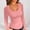 *Pink, variant on ClodeEU Womens's Fall Winter Oversized Stretchy Long Sleeve Scoop Neck Slin Fit Pullover Khaki,Womens Plus XXL