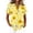 11*Yellow, variant on Women Short Sleeve Button Down Shirt Floral Print Casual Loose Fit Blouse Lightweight Turn Collar Top Beige L